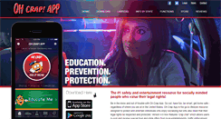 Desktop Screenshot of oh-crap-app.com