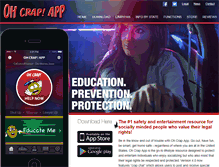 Tablet Screenshot of oh-crap-app.com